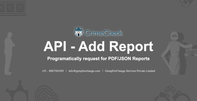 Add Report API Integration