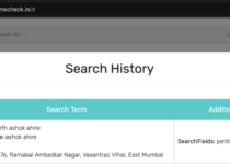 Search History to view previous searches and repeat/tweak previous searches